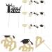 MAGICLULU 13pcs Graduation Season Cake Insert Cardstock Topper Graduate Dessert Toppers Graduation Baking Topper 2022 Cupcake Topper Congrats Desserts Inserts Toothpick Glitter Paper Food - Buy Online on GoSupps.com