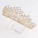 Didder Crystal Tiara - Gold Princess Crown for Women & Girls | Rhinestone Bridal Hair Accessories for Wedding, Prom & Parties - Buy Online on GoSupps.com