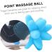 Tovinanna 3-in-1 Fitness Ball & Massage Roller - Silicone Star Gymnastics Ball for Muscle Relief & Foot Massage - Buy Online on GoSupps.com
