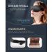 Blackout Sleep Mask for Side Sleepers - 3D Contoured Eye Cover with Invisible Nose Pad | Ultra Soft Breathable Blindfold for Men & Women | Ideal for Travel Napping & Yoga - Buy Online on GoSupps.com