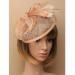 Arranview Jewellery Large peach fascinator on headband