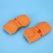 2Pcs Adjustable Dog Cat Leg Brace Elastic Warm Knee Pads for Surgery Wound Support and Stability for Injury Recovery Prevent Licking (Orange) - Buy Online on GoSupps.com