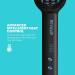 REVAMP Progloss Deep Form Ceramic Straightening Brush - Ionic Hair Straightening Paddle Brush with Heated Bristles for Salon Shine - Buy Online on GoSupps.com