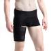 Buy Adjustable Groin Support Wrap for Men & Women - Hip Compression Brace for Pain Relief & Recovery | Thigh Leg Support Sleeve - Black One Size - Buy Online on GoSupps.com