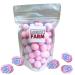 Freeze Dried Candy Cotton Candy Salt Water Taffy 2 oz - Cut To Bite Sized Pieces - Ships In Box - Deliciously Crunchy Intense Flavor Lightweight Snack (Cotton Candy)