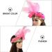 Minkissy Carnival Feather Headpiece Vintage Feather Headband Showgirl Headband Carnival Headband Fascinator Headdress for Masquerade Costume Party Pink - Buy Online on GoSupps.com