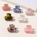 Hair Clips Hair Claw Clips Barrette Clamp Jelly Colors Ponytail Crab Girls Hair Hairpin Hair Styling Accessories Women(F1) - Buy Online on GoSupps.com