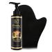 FUNAN Self Tanner Tanning Oil Kit Deep Moisturizing Sunless Tanner with Application Mitt Even & Natural Bronzing Self Tan for Face & Body 3.38 fl oz black2 1 Count (Pack of 2)