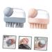 FOMIYES 2pcs Scalp Massage Brush and Body Scrubber Set - Silicone Hair Washing & Head Massage Brush - 8.5x8.5cm - Assorted Colors - Buy Online on GoSupps.com