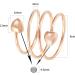 Magnetic field women's copper ring pure copper heart shaped women's ring Golden - Buy Online on GoSupps.com