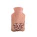 MAIES hand warmer warm and cute PVC hot water bottle with knitted soft and comfortable cover can be heated and reused