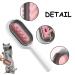 Universal Cat Brush for Long & Short Haired Cats - Cats Ridge Water Brush & Hair Remover | Rosa - Buy Online on GoSupps.com