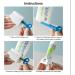 Toothpaste Squeezer Roller | Toothpaste Tube Squeezer - Rolling Tube Toothpaste Squeezer Toothpaste Seat Holder Stand Rotate Toothpaste Dispenser for Bathroom Laoxi Blue - Buy Online on GoSupps.com