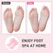 5 Pairs Silicone Moisturizing Socks for Women - Soft Foot Care for Dry Cracked Feet - Skin Color Pink - Buy Online on GoSupps.com