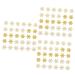 COHEALI 90 Pcs Snowflake Stickers Mini Iron Decal Badge Diy Sewing Patch Clothes Patches Dress Bride Fabric