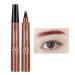 Four Claw Eyebrow Pencil | Waterproof 4 Fork Tip for Eyebrow Liquid Brow Long-Lasting Brow Microblading Pencil Eyebrow Makeup Pochy Red-brown