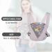 iFCOW Baby Sling Carrier Baby Wrap Sling Baby Wrap Carriers Handfree Swaddle Wrap Front and Back Suitable from Birth to 15KG Gray - Buy Online on GoSupps.com