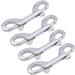 AOWISH 4-Pack 316 Stainless Steel Double Ended Bolt Snap Hook Marine Grade Double End Snap Trigger Chain Clip Scuba Diving ClipsÂ Key Holder Security New 3-1/2'' 4'' 4-1/2'' AVL 3-1/2 Inch Silver - Buy Online on GoSupps.com