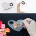 Stainless Steel Heart Shaped Makeup Palette Spatula - Professional Makeup Artist Tool for Blending Cosmetic Foundation Shades - Buy Online on GoSupps.com
