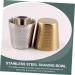 Buy Beavorty Beerbecher Tools for Men - Metal Shaving Brush & Razor Accessories | 7.1x7cm Silver Container - Buy Online on GoSupps.com