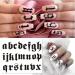 Dragon Snake Nail Art Stickers Decals - Red Black Gothic Design - Water Transfer Slider Manicure - Chinese Character Decor - 12 Sheets - Buy Online on GoSupps.com