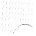 POPETPOP 1 Box Glitter False Eyelashes False Lash Extensions Glitter Individual Lashes Fake Lashes Natural Women Makeup Tools Makeup Lashes Women s Upper Eyelashes Flash High-grade Fiber