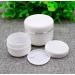 6 Pack 50ml Refillable Round Plastic Containers - Perfect for Makeup Face Cream Lip Balm & Eye Shadow - Buy Online on GoSupps.com