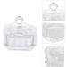 minkissy Nail Art Crystal Cup Glass Containers Acrylic Nail Dish Nail Powder Glass Cup Glass Nail Art Cup Salon Nail Glassware Nail Powder Cup Dish Drawing Tool Crystal Glass K5 Liquid - Buy Online on GoSupps.com
