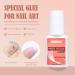 Extra Strong Nail Glue - 3 pcs 7g Brush Bottle for Artificial Nails | Ideal Tip Glue for Nail Design | International Shipping - Buy Online on GoSupps.com