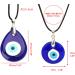 OralGos Lucky Blue Eye Necklace - Turkish Evil Eye Pendant for Men & Women | Protection & Blessing - Buy Online on GoSupps.com