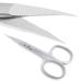 Nail scissors serrated blade