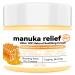 Manuka Honey Cream Max Strength Treat Natural Organic Ointment Soothing Relief for Itching Eczema Psoriasis Dry Heat Rash Leg Stomach Armpit Foot Hand 4 Fl Oz (Pack of 2)
