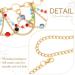 Zoestar Boho Head Chain Gold Crystal Headband Layered Tassel Bridal Headpiece Beads Festival Hair Accessories for Women and Girls - Buy Online on GoSupps.com