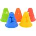 Famgee 3 Plastic Windproof Slalom Cones Set for Roller Skating & Training - 20 Pcs, 5 Colors - Buy Online on GoSupps.com