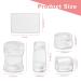 Silicone Nail Art Stamper Kit with 4 Sizes & Scrapers - Clear Round Square Jelly Stamper for Nail Stamping, DIY Nail Decoration - Nail Stamping Kit for Polish - Buy Online on GoSupps.com