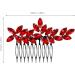 NOLITOY Wedding Hair Side Comb Bride Crystal Headpiece Full Red Rhinestone Hair Side Comb Wedding Hair Accessories for Women and Girls Supplies - Buy Online on GoSupps.com