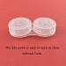 HAHIYO Contact Lens Case Box Holder 24mm Diameter - Leakproof, Durable, Convenient - 5 Pack Clear-5p - Buy Online on GoSupps.com