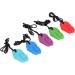 Alomejor 5pcs Silicone Teething Necklace - Soothing Baby Teethers for Gum Relief | International Shipping Available - Buy Online on GoSupps.com