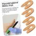 FOMIYES 2 Pairs Transparent Heel Pad Insoles - Women's Silicone Heel Cushions & Elevators for Comfort & Support - International Shipping Available - Buy Online on GoSupps.com