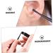 PLAFOPE Professional Double Head Rotating Ear Scoop Cleaner Non-Slip Handle Ear Wax Tool with Spring Spiral Design for Itch Relief Steel for Home and Travel - Buy Online on GoSupps.com