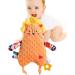 Voiakiu Safety Blanket & Baby Crinkle Toy - Cute Lele Lion Sensory Teether for 0-12 Months - Buy Online on GoSupps.com