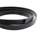 10mm Flat Genuine Leather Cord - 1.09 Yard Strip for DIY Jewelry Making - Black - Buy Online on GoSupps.com