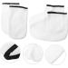 minkissy 4 Pairs Hand and Foot Mask Hand Spa Gloves Wax Tools Paraffin Wax Mitt Remover Hand Moisturizer Gloves Thermal Mitten Polyester Floor Mat White Manicure - Buy Online on GoSupps.com