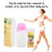 Wax Roll-On Depilatory Set - Cactus Wax Heater & 100 Wax Paper Strips for Smooth Body Hair Removal - International Shipping Available - Buy Online on GoSupps.com