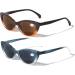 Shop V.W.E. Women's Cat Eye Reading Sunglasses - Black Tortoise 2 Pairs (Blue & Brown) - Stylish Outdoor Eyewear for Enhanced Reading - Buy Online on GoSupps.com