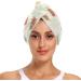 Colorful Polka Dot Gift Pattern Dry Hair Cap & Quick Drying Towel Set - Super Absorbent Soft Comfort - 2 Piece with Button Headband - Buy Online on GoSupps.com