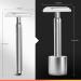 Classic Double-Edged Razor for Men & Women | Eco-Friendly Plastic-Free Silver Razor with Stand & 10 Blades - Buy Online on GoSupps.com