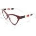 Red Oversize Cat Eye Reading Glasses for Women | Stylish & Comfortable 1.25x Readers for All Face Shapes - Buy Online on GoSupps.com