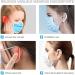 Anti-Slip Mask Ear Hooks | 4 Pairs Silicone Clips for Comfortable Facial Masks | Durable & Secure Ear Straps - Buy Online on GoSupps.com