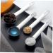 Zerodeko 6pcs Salt Measuring Mugs Handle Measuring Spoons & Cups Ingredient Jars Baking Measuring Spoon Coffee Measuring Liquid Measuring Cups Soup Serving Spoons Measure Coffee Spoon Scale 14.2*4.6CM Silver - Buy Online on GoSupps.com
